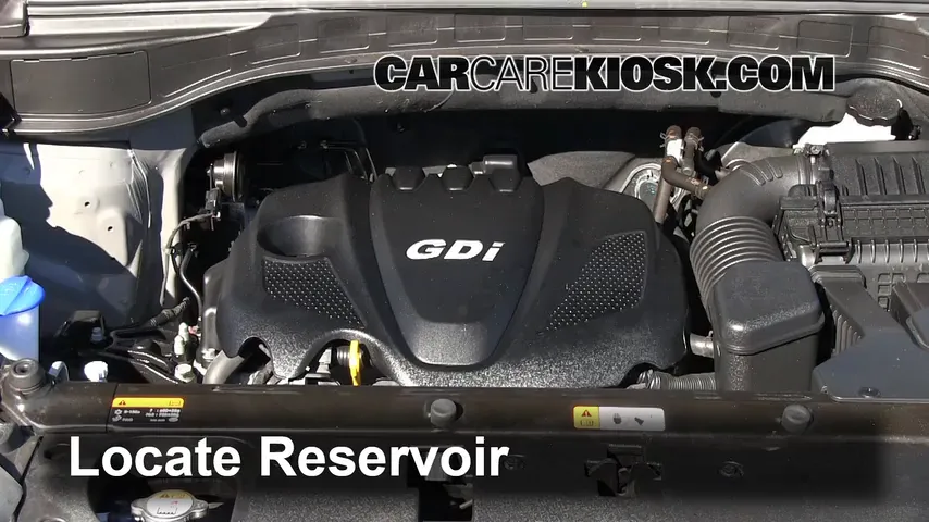 2013 Hyundai Santa Fe Sport 2.4L 4 Cyl. Windshield Washer Fluid